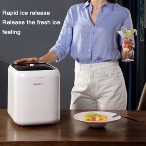 Portable Automatic Electric Ice Cube Maker Mini Square Shape Bullet Cylindrical Ice Making Machine Home Bar Coffee Shop shaver