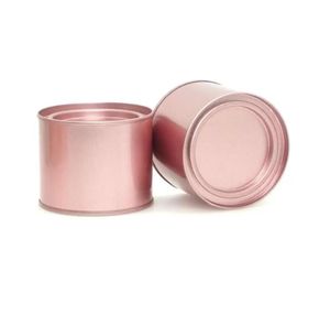 250ml Aluminum Can Tin Coffee tea Jar Lip Balm Container Empty Candle Jars Metal Cream Pot Box RRA843