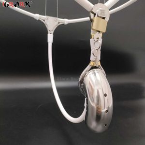 Beauty Items Male Chastity Belt Underwear BDSM Bondage Gear Set Metal Silicone Device Adult Games Cosplay sexy Toys for Men Couples