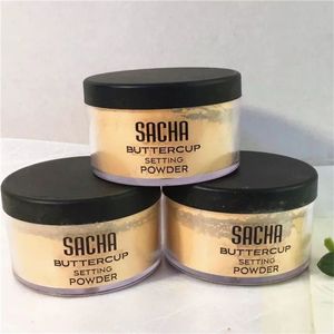 35ml Sacha Buttercup Setting Powder Oil-control Brightens Natural Face Loose Powder with Retail Box