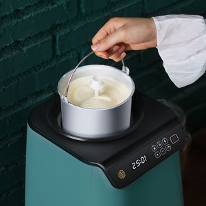 220V Italian Fruit Roll Ice Cream Machine Freezer Compressor Household Fully Automatic Dessert Yogurt Ice Maker