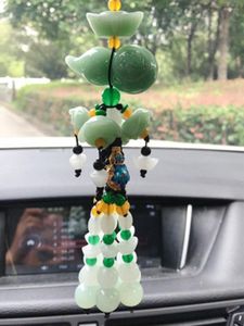 Interior Decorations In And Out Of Ping An Lvyu Gilt Car Trailer Accessories Small Yellow Gourd Ornaments Pendant Products Hanging