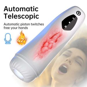 Sex massager Linkooer Automatic Vibrator Sucking Male Masturbator for Men Masturbation Cup Real Vagina Toys Smart Heating