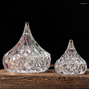 Aufbewahrungsflaschen, modernes Glas, Nuss, Tropfen, Süßigkeiten mit Deckel, Lebensmittelbehälter, Schmuckschatulle, getrocknete Früchte, Kekse, Wohnzimmer-Dekoration