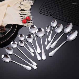 Dinnerware Sets Matte Silver Cutlery Chinese Korean Chopsticks Sticks Fork Spoon Knife Set Fruit Dessert Steel Metal Tableware