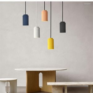 Deckenleuchten Nordischer minimalistischer Schlafzimmer-Nachttisch-Anhänger Kleine einzelne lange Linie Bar-Kronleuchter Moderne einfache Hängeleuchte Nord