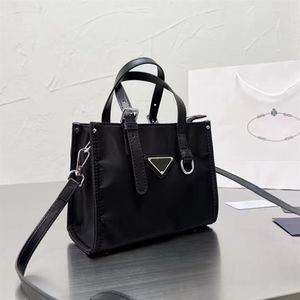 19 5cm 2022 new Mini nylon canvas shopping bag Totes handbags fashion Shoulder Bags Womens handbag296k