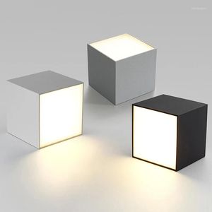 Luzes de teto Lâmpadas minimalistas de LED acrílico preto cinza para crianças quarto de menino sala de jantar sala interna iluminação diária home deco