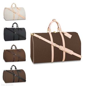 Luxury leather M41416 Duffel bag Designer men's travel bags Demolition handbag travel shoulder BANDOULIERE hand holding purse Keepalls top