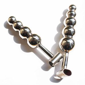 Beauty Items Metal Silicone Chastity Belt Accessories Anal Vagina Plug Adjustable Toys sexy For Man/Women 3 Pcs/Set Beads Dildo