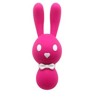 Skönhetsartiklar Kvinnor Masturbation Big Rabbit Ear Vibrator Stick G-Spot Clitoris Massager Toy