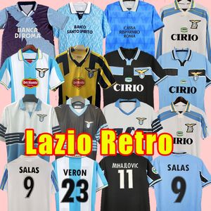Retro Lazio Soccer Jerseys Italia Nesta Crespo Salas Mihajlovic Inzaghi Nedved Classic Vintage Football Shirts Home Away Away 00 01 15 16 18 19 91 92 94 95 98 99 00 1989