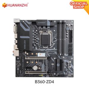 HUANANZHI B360 ZD4 M-ATX Motherboard Intel LGA 1151 Support 8 9 generation DDR4 2133 2400 2666MHz 64G M.2 SATA3 USB3.0 Type-C