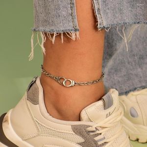 Anklets Fashion Handcuffs Ankle Bracelet For Women Men Boho Style Star Anklet Multilayer Foot Chain Couples Gifts On Jewelry