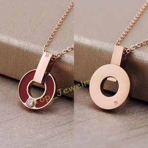 WomensJewelry Shell pendant necklace gem pendants necklace diamond gold Sweat-proof and colorfast ladies fashionHigh Valentine's Day