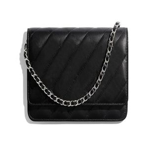 10A NOWOŚĆ MAGNETYCZNY HAPURE MAP Kobiety na ramię Klasyczne torebki w kratę Cross Body Clutch Work żeńska torebka mini kawior oryginalny L166T