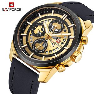 Naviforce Luxury Brand Men Quartz Forist Watch Men's Quartz 24 -часовые часы мужской спортивные водонепроницаемые часы Relogio Masculin3011