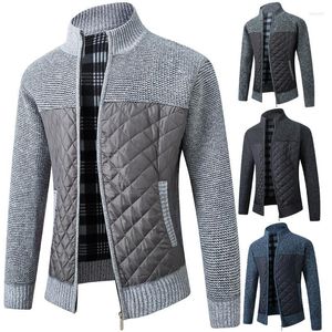 Maglioni da uomo Autunno e inverno 2023 Maglieria da uomo Versione coreana Trend Wear Peluche Cardigan ispessito Maglione Capispalla Felpa