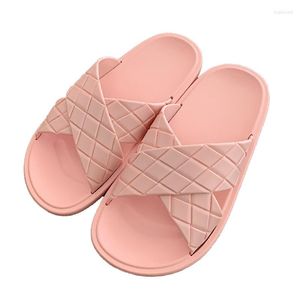 Sandals 1969jxlg Simple Women's Summer Leisure Home Soft Bottom Cross Slippers Students Ins Tide Slides