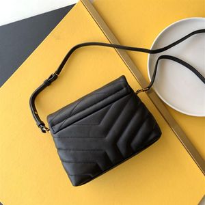 Designer Shoulder Bag Women's Fashion Leather Handbag Luxury Flip V-Shaped Diagonal Bags With Box295g