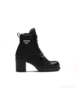 2023 projektant szczotkowanej skóry i nylonu sznurowane buty damskie botki Biker Boot Australia buty na platformie zimowe trampki rozmiar Us 4-10