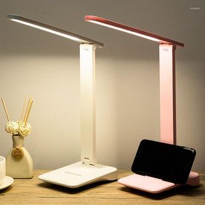 Table Lamps 9W Sensor Touch LED Lamp Controll Brightness Adjustable USB Rechargeable Reading Eye-Protect ZZD0017