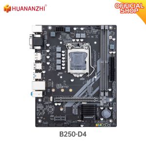 Huananzhi B250 D4 M-ATX 마더 보드 인텔 LGA 1151 지원 6/7/8/9 Generation DDR4 2133/2400/2666MHz 32GB M.2 SATA3 USB3.0 VGA