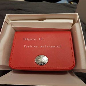 New Red Boxes Watch Booklet Card And Papers In English Watches Co-Axial James Bond 007 Inner Outer Men Wristwatch Box264N