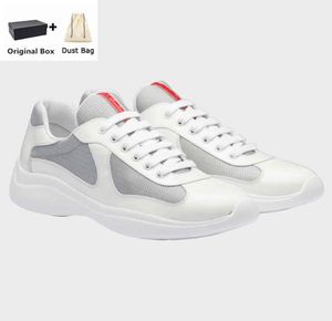 Topp 23S/S America Cup Low Top Sneakers Shoes Fabric Patent Leather Men Rubber Sole Bike Fabric Wholesale Rabatt Skateboard Walking I0