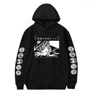 Hoodies masculinos 2022 hanako-kun estampa de hanako moletons masculinos/feminino de rua de rua da rua Moda