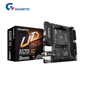 GIGABYTE New GA A520I AC Micro-ATX AMD A520 Wi-Fi AC DDR4 5300 M.2 USB 3.1 64G Double Channel Socket AM4 Motherboard