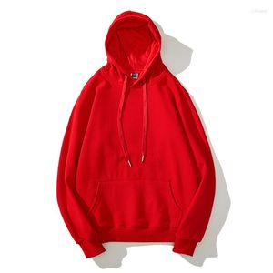 Men's Hoodies 2022 Style Men Autumn Pure Cotton Hoodie Male Hooded Solid Color NET Edition Loose And Plus-sized Wholesale Customizable XM0