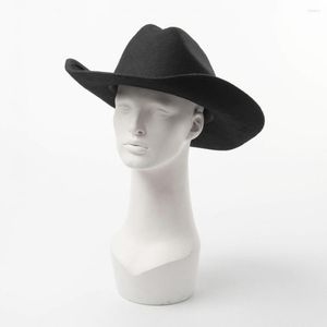 Basker praktisk cowgirl hatt anti-pilling kostymfesttillbehör kände damer män västra cowboy