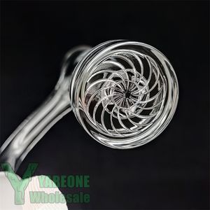 Samurai Terp Slurper Kuvars Banger Tam Kaynaklı Eğimli Kenar 10mm 14mm 18mm 90 Derece Erkek Dikişsiz Terp Slurp Dab Çiviler Cam Su Bong Kuleleri için YAREONE Toptan