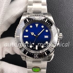 MENS Titta på 44mm Automatisk ETA 2836-2 Movement Ceramic Bezel Dive Sea Ref.126660 Stålklockor Vattentät N Dweller Factory 116660 Perpetual Men armbandsur