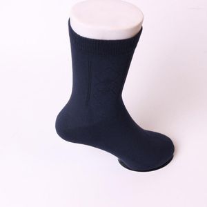 Men's Socks Business Quality Cotton For Man Thick Warm Mid Tube Winter Long Socken Male Soft 5 Pairs/1 Lots