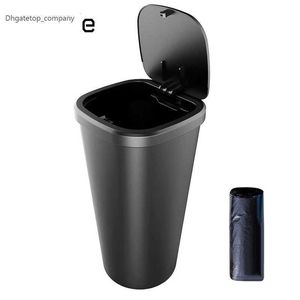 Bil Trash Can Mini Automobile Organizer Lagring Skräp Bag Bil Garbage Bin Ashtray Dust Case Holder Auto Interiör Tillbehör