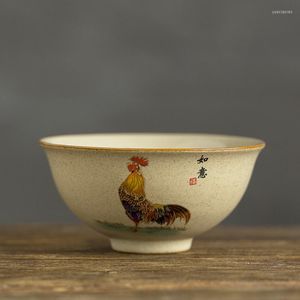Cups Saucers Japanese Style Jingdezhen Stoare Chicken Mug Tea Cup Retro Master Set Wine Bowl
