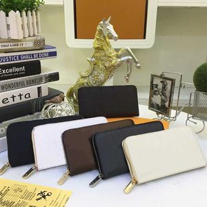 Portafoglio femminile alla moda Portafoglio classico in pelle PU Porta carte con cerniera Borsa da donna Porta carte di credito lungo classico Portafoglio zero Portafoglio all'ingrosso top top