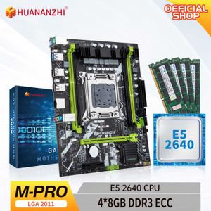 HUANANZHI M PRO LGA 2011 Motherboard with Intel XEON E5 2640 with 4 8GB DDR3 RECC memory combo kit set NVME USB3.0