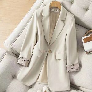 Womens Suits & Blazers Tide Brand High-Quality Retro Fashion designer Pure color Series Suit Jacket A grain of buckle Slim Plus Size Women's Clothing M1