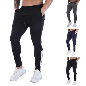 Herrbyxor manliga jogging män sport tröjor som kör fitness joggers spårbyxor smala fit bodybuilding byxor