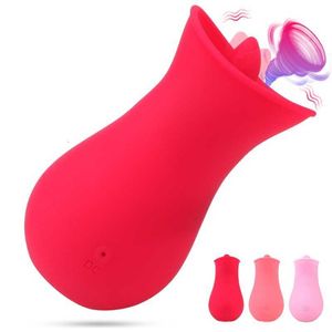 Sex massager y Tongue Licking Vibrator For Women Clitoris Sucker Nipple Licks Anal Toys Female Masturbator Adults Erotic Products Shop