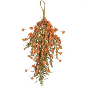 装飾的な花64cm人工感謝祭の切断装飾品gusui lintel decoration庭の家庭用紙の花