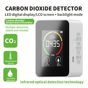 CO2 Luftdetektor Koldioxid Testare Luftkvalitetsanalysator Jordbruksproduktion Hem Växthus CO2 Monitor Sensor Mätare