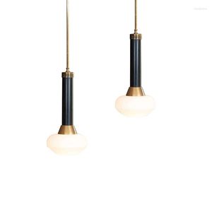 Pendant Lamps Modern Glass Lights Vintage Hoop Gold Nordic LED Hanging Lamp For Living Room Home Loft Industrial Decor Luminaire