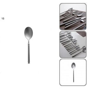 Dinnerware Sets 304 Stainless Steel Cutlery Set Retro Scrub Flatware Western Steak Coffee Dessert Knife And Fork Vintage Special Tableware