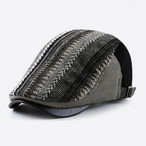 베레트면 Sboy 모자 플랫 아이비 개츠 베이 조절 식 모자 Cabbie Beret Gatsby Cap