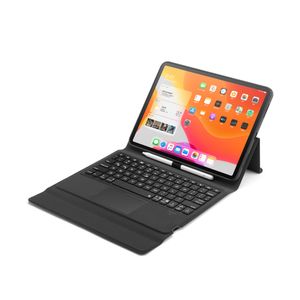 Tastaturkoffer Wireless Bluetooth 7 Farben LED Backbeleuchtung Touchpad Flip Ständer mit Bleistifthalter für iPad 11