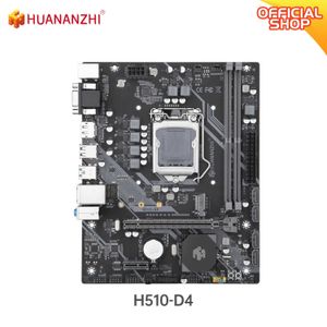 Huananzhi H510 D4 M-ATX 마더 보드 인텔 LGA 1200 지원 10 11 세대 DDR4 2400 2666 2933MHz 64G M.2 NVME SATA3.0 USB3.0